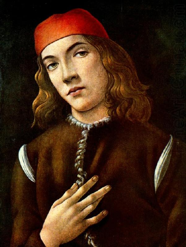 BOTTICELLI, Sandro Portrait of a Young Man  fdgdf china oil painting image